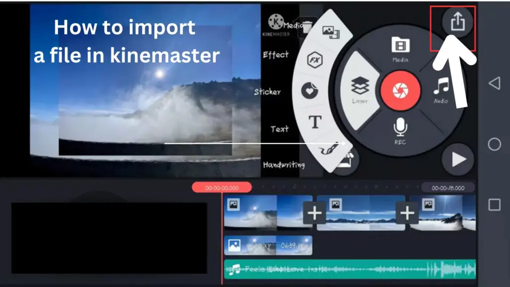 How to import/export data in kinemaster mod apk